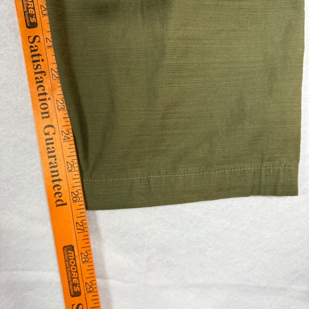 Outerknown Cargo Fatigue Pants Mens 32x26 Olive Green Organic Cotton Ripstop - Picture 8 of 13